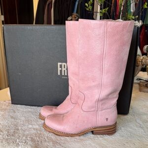 Frye Women's Pink Campus 14L Hardrock Leather 7.5